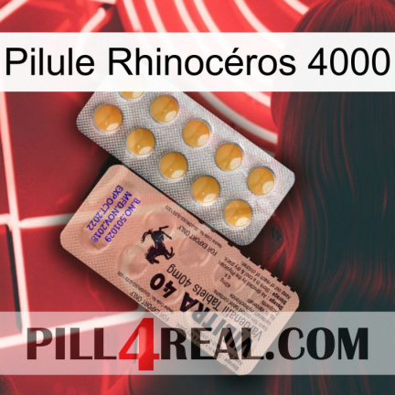 Pilule Rhinocéros 4000 41
